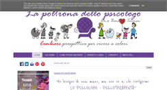 Desktop Screenshot of lapoltronadellopsicologo.it